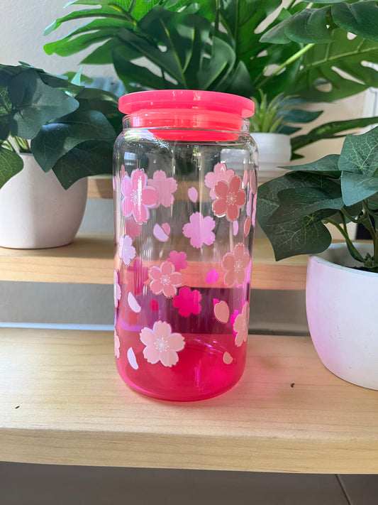 Pink Glass Cup